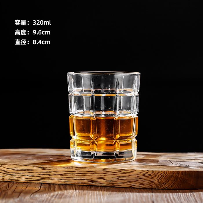 Creative Personality Transparent Wine Cup 320ml Glass Whiskey Glass Wine Whiskey Glass Cups Glasses