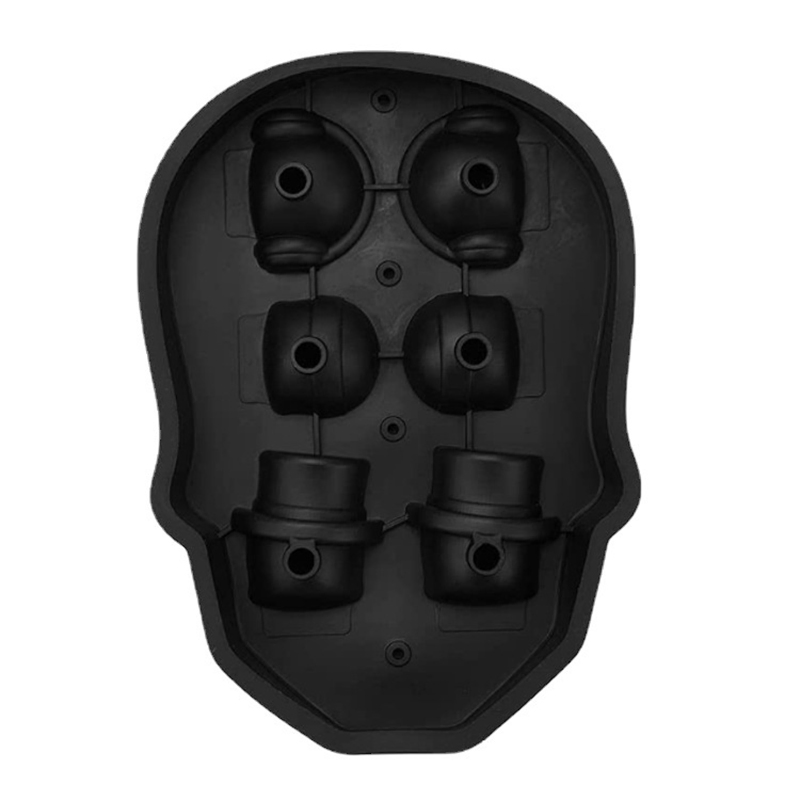3D Skull Super Flexible High Grade Silicone Ice Mold Tray