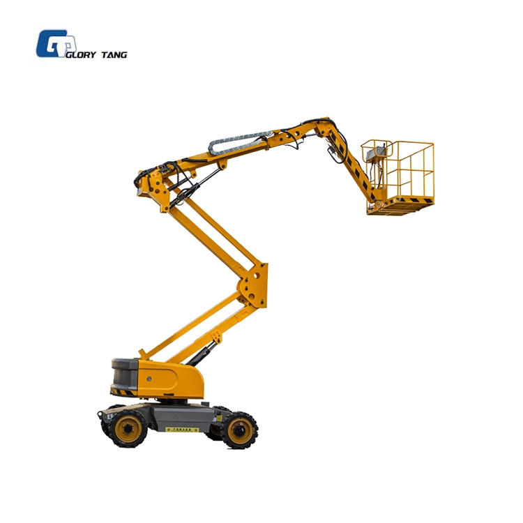 Electric Articulated Boom Elevator Curved Arm Climbing Platform
