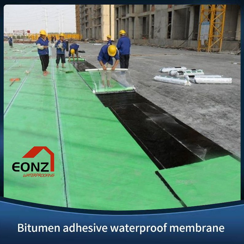 Self Adhesive Bitumen Waterproofing Membrane with Aluminum Film