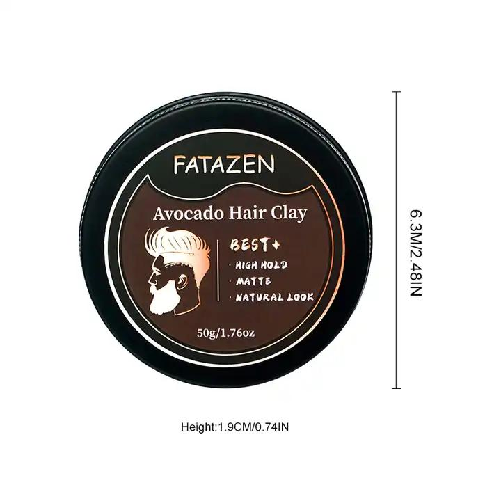 Natural Long Lasting Avocado Bee Wax Matte Shine Men Hair Styling Cream