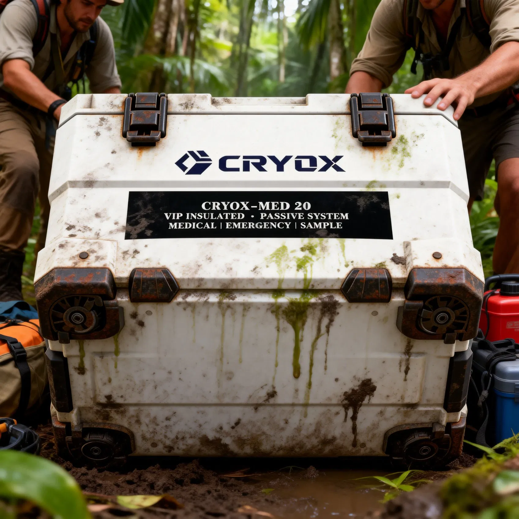 Passive Cooling Cold Chain Box for Field Medical Use