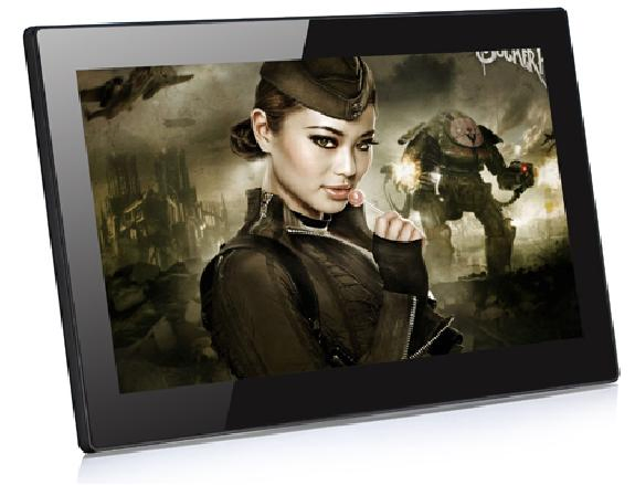 Wall Mounted 21.5 Inch Full HD Digital Signage Monitor Digital Photo Frame for Video Loop Player