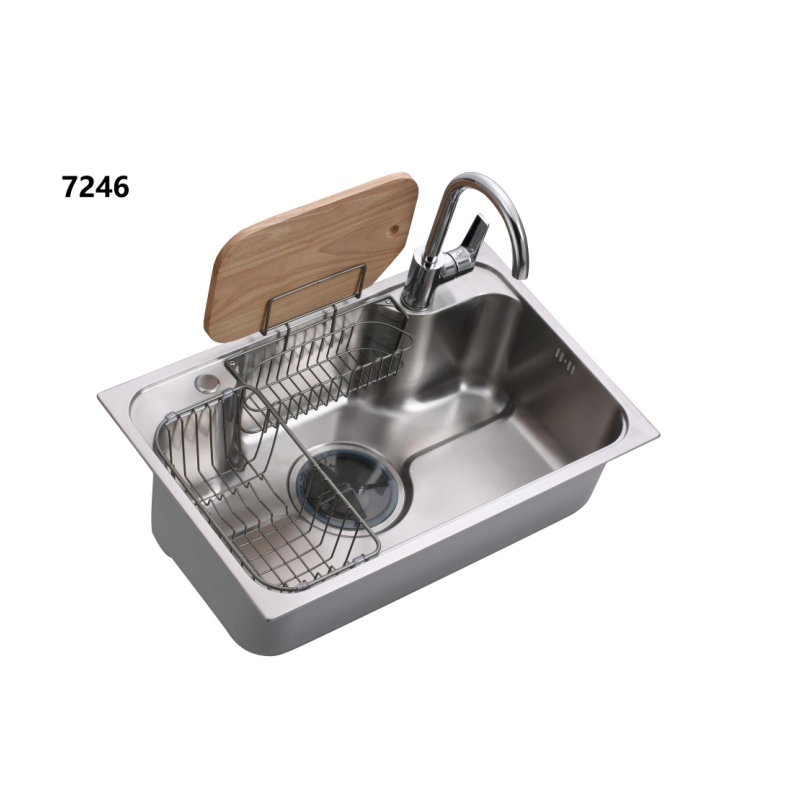 Handmade Black 304 Stainless Steel Waterfall Smart Multifunction Kitchen Sink
