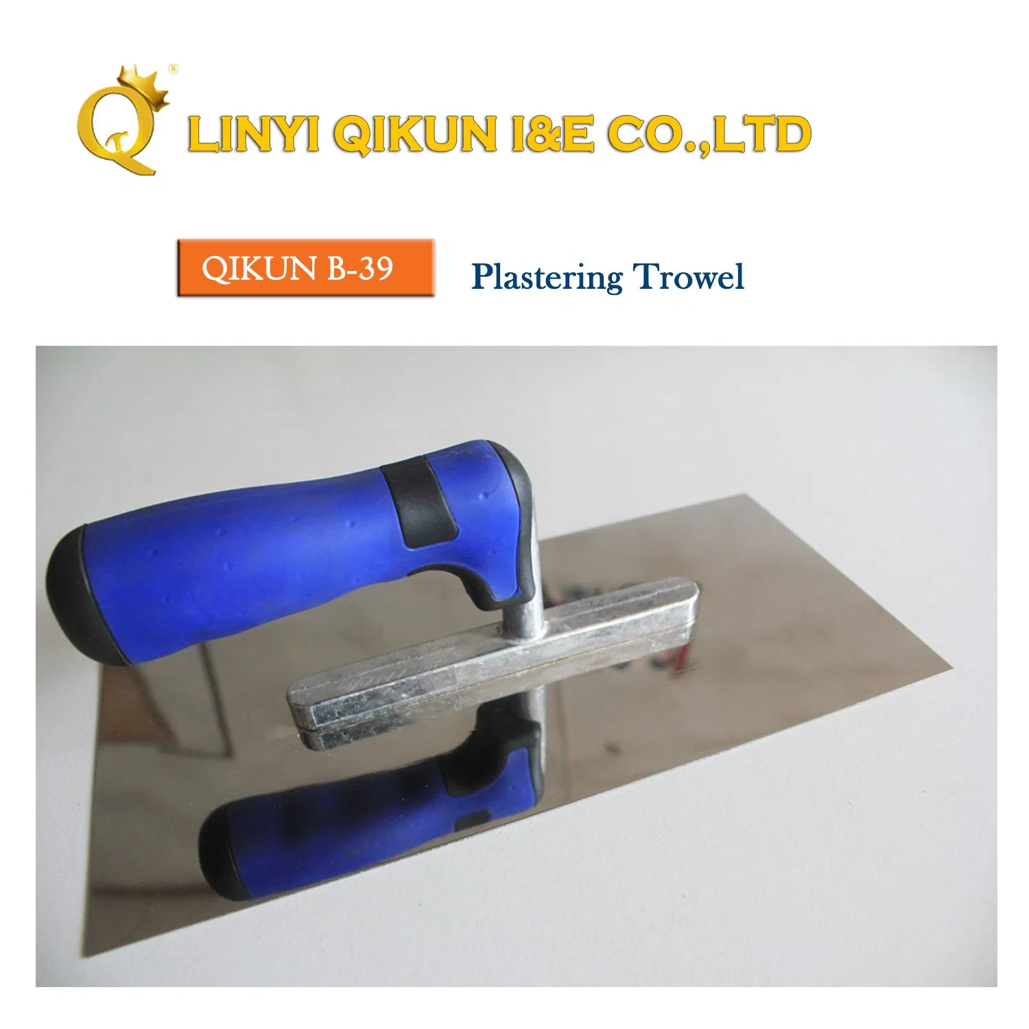 B-39 Construction Decoration Paint Hand Tools Plastic Handle Normal Polished Plastering Trowel