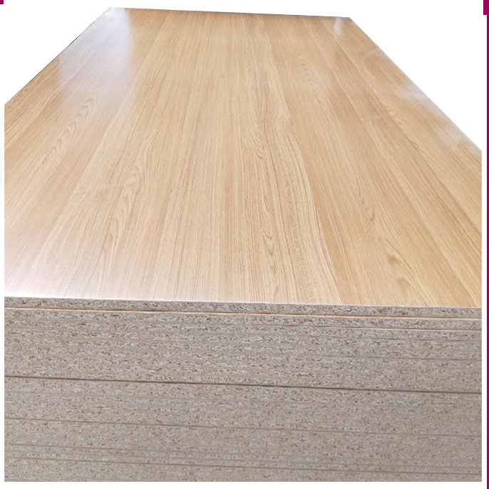 Melamine Partical Board Wood Particle Board Pre Laminated Particle Board