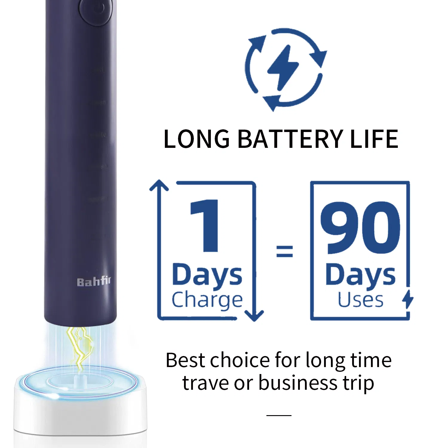 Ipx7 Waterproof Customizable Intelligent Electric Toothbrush with FDA