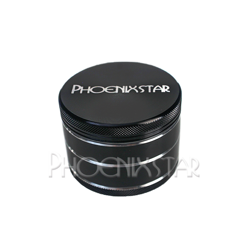 Wholesale Grinder 2.4" and 1.8" in Height Herb Grinder Custom Logo Wooden Handle Smoking Accssory Grinder