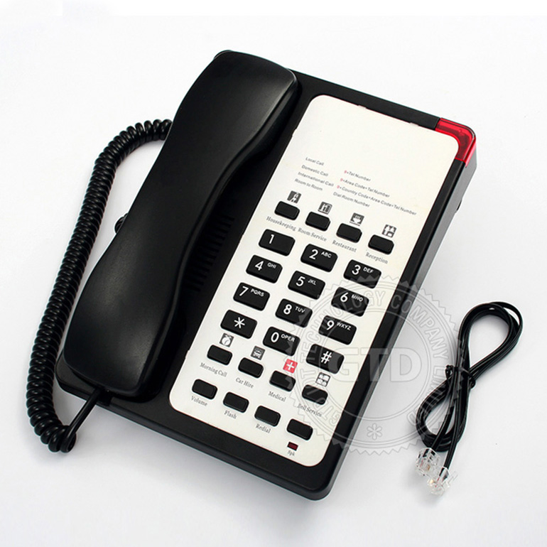 Gtd High Quality Full Featured Hotel Desktop Intercom System Telephone