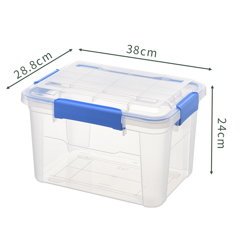 Wholesale Cake IP68 IP67 1500ml Waterproof Disposable Stackable Fruit Vegetable Packaging ABS Transparent Small File Cookie Clear Container Storage Plastic Box