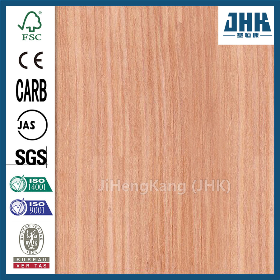Jhk-011 HDF Mould Solid Cherry Veneer Door Skin