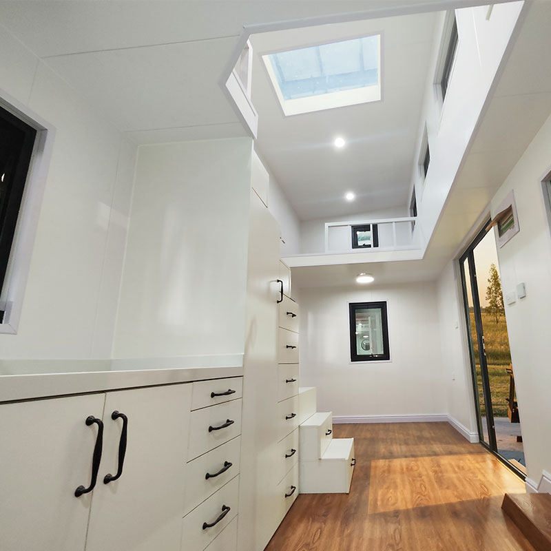 New Zealand Standard Light Steel Frame Prefab Tiny Home on Wheels Ready to Sale