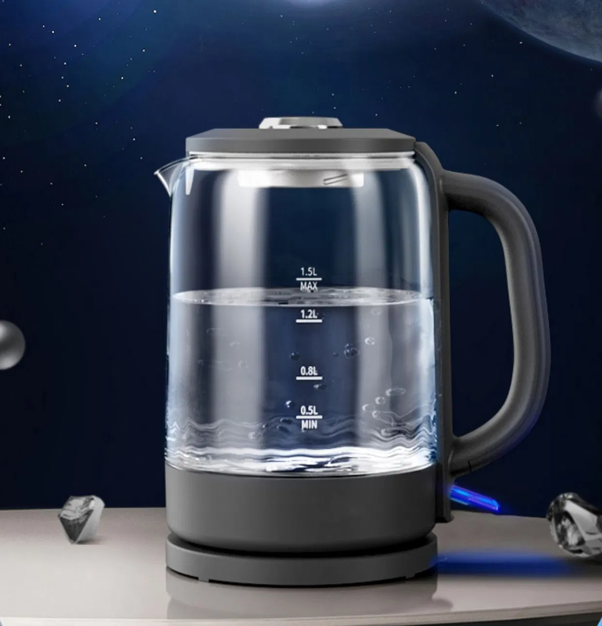 1.5L Glass Kettle Home Appliances Kitchen Appliances Electric Kettle