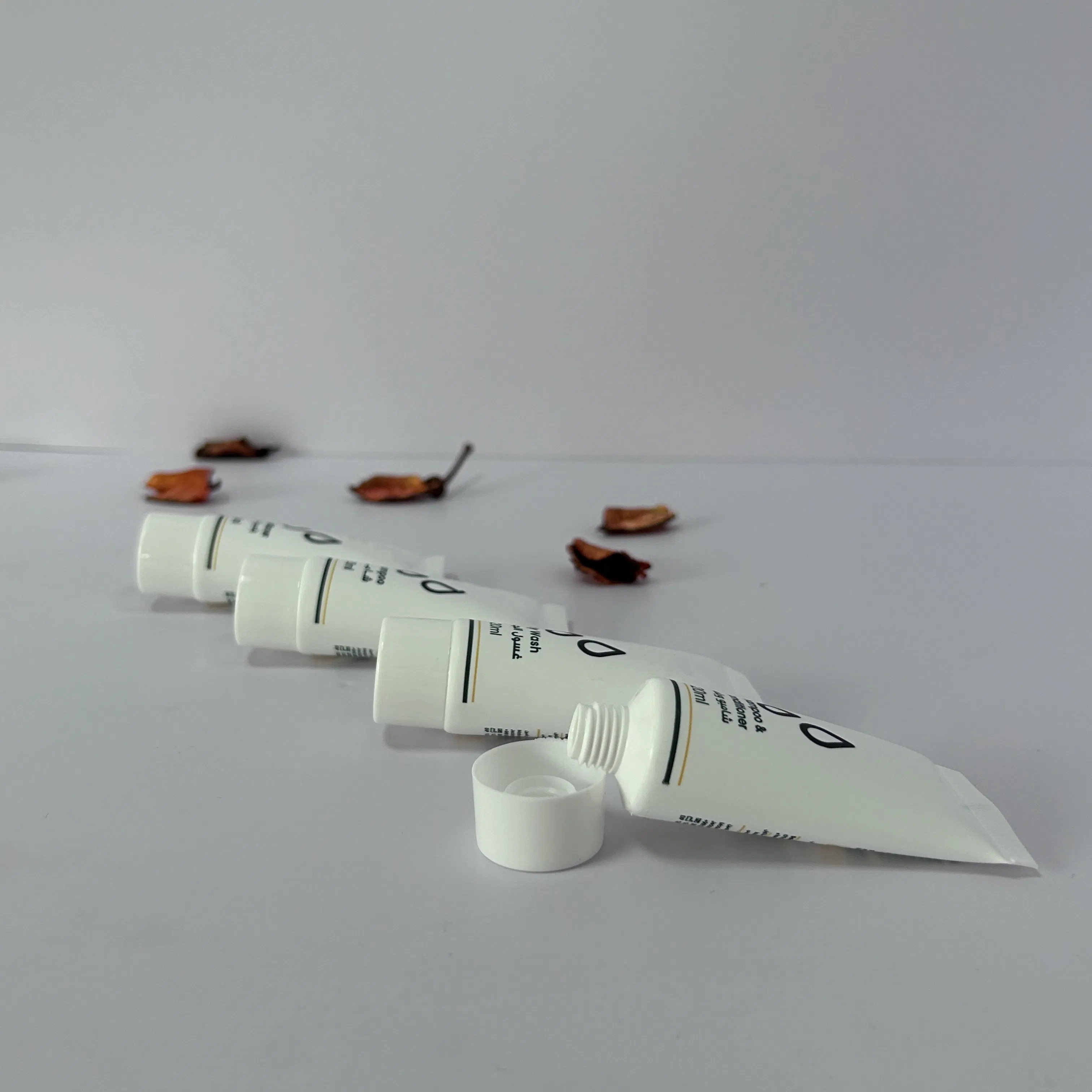 Cosmetic Tube with Screw Flip Top for Shampoo Bath Gel Eco Friendly Biodegradable Hotel Supplies Bathroom