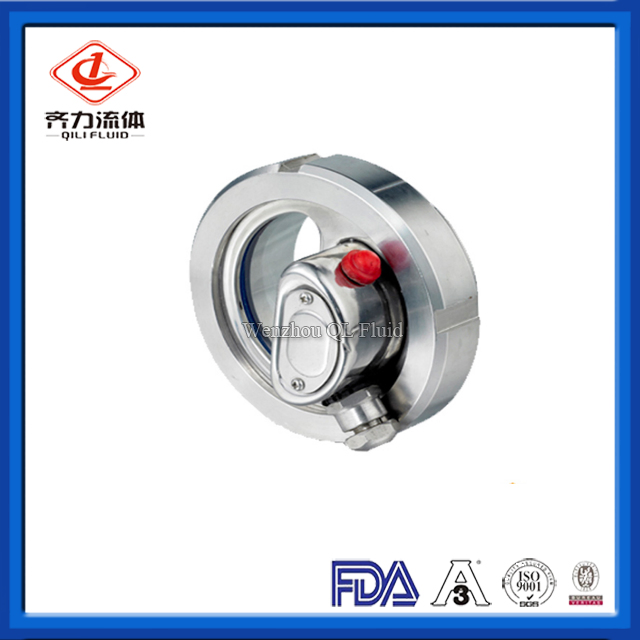 Stainless Steel Flange Type Sight Glass with Light