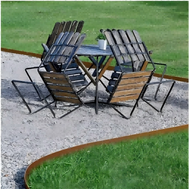 Corten Steel Garden Weather-Resistant Flexible Metal Border for Home Yards Decor Pre-Rusted