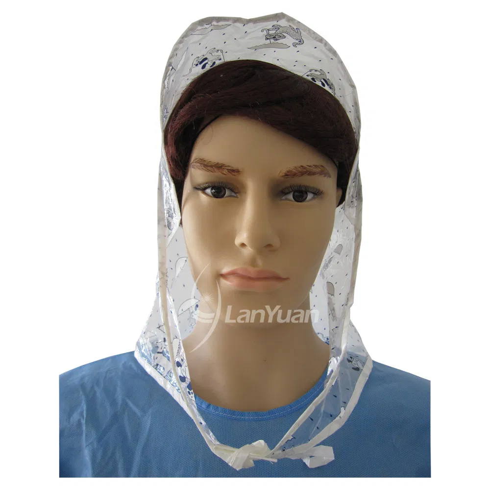 Leisure Caps Plastic Cover PE Hood Rain Hat