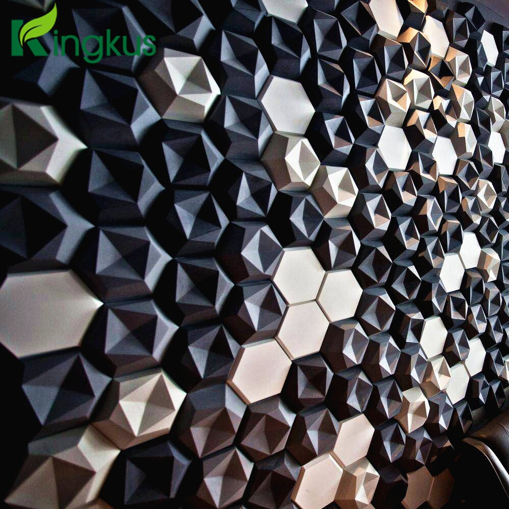 Sound-Absorbing 3D Acoustic Polyester Panel