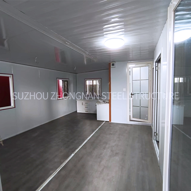 20FT/40FT Flat Pack Shipping Container Prefab Steel Container House with Two Bedrooms for Home Villa Mall or School Use