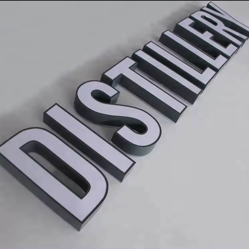 Outdoor 3D Backlit Illuminated Custom Wall Logo Sign Channel Letters Wholesale