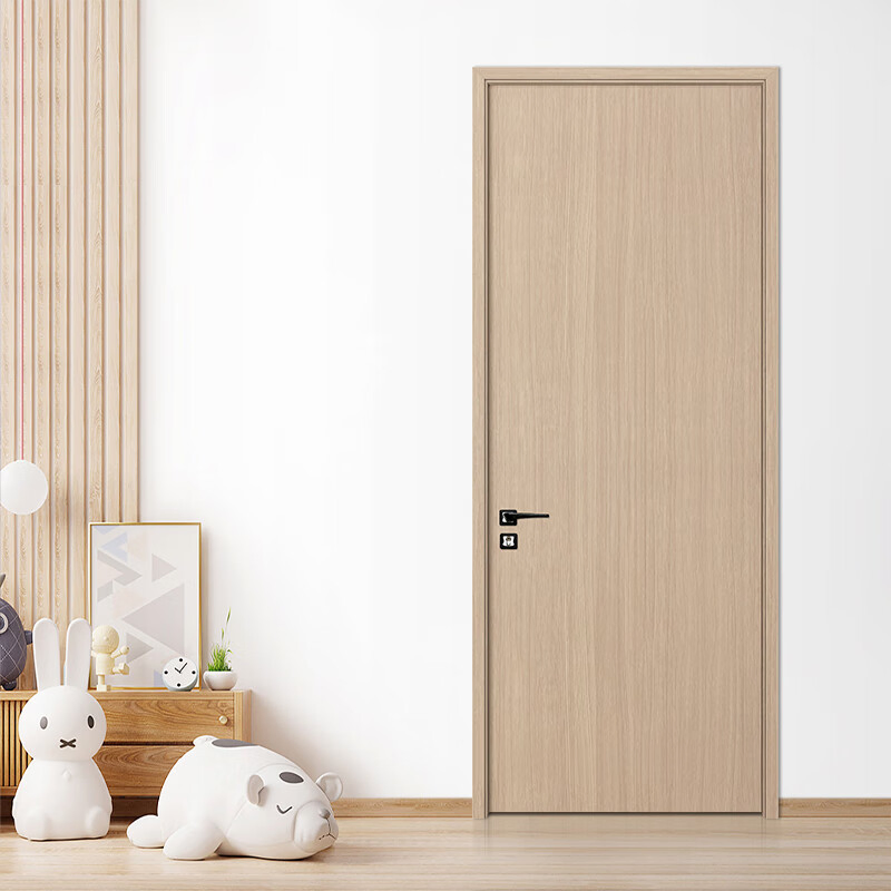 Modern Minimalist Paint-Free Solid Wood Door