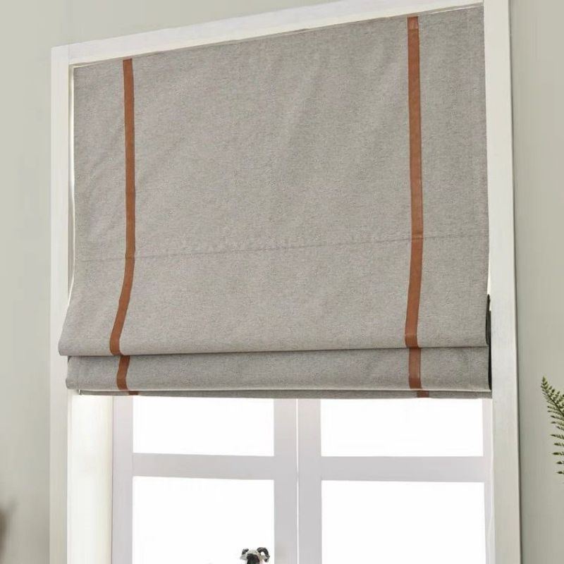 Plain and No Screen Roman Shade