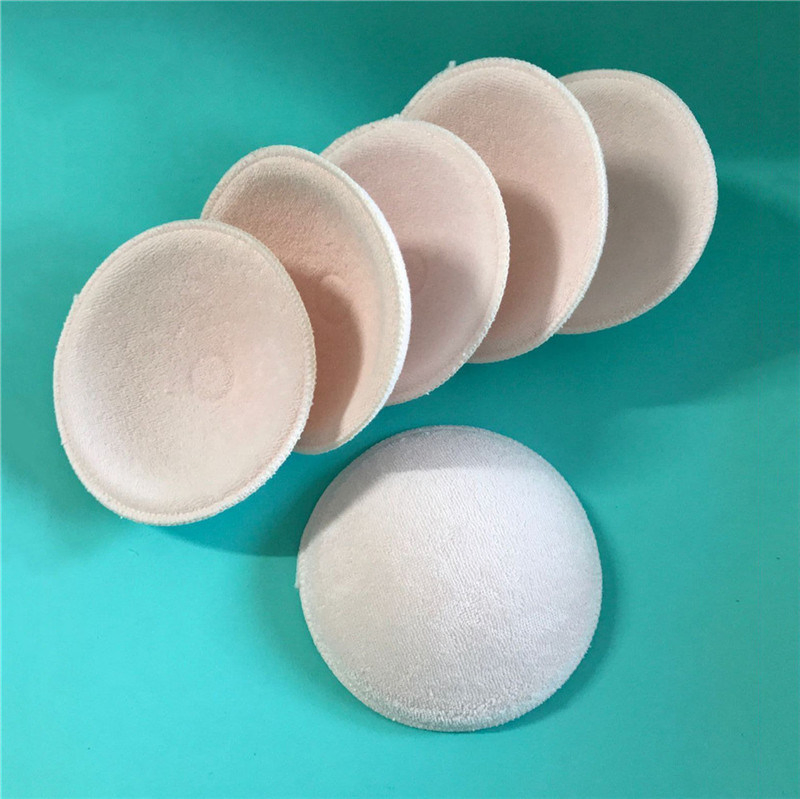 Factory Price Reusable Organic Bamboo Breast Nursing Pad Baby Washable Contoured Bra Pads with Bag