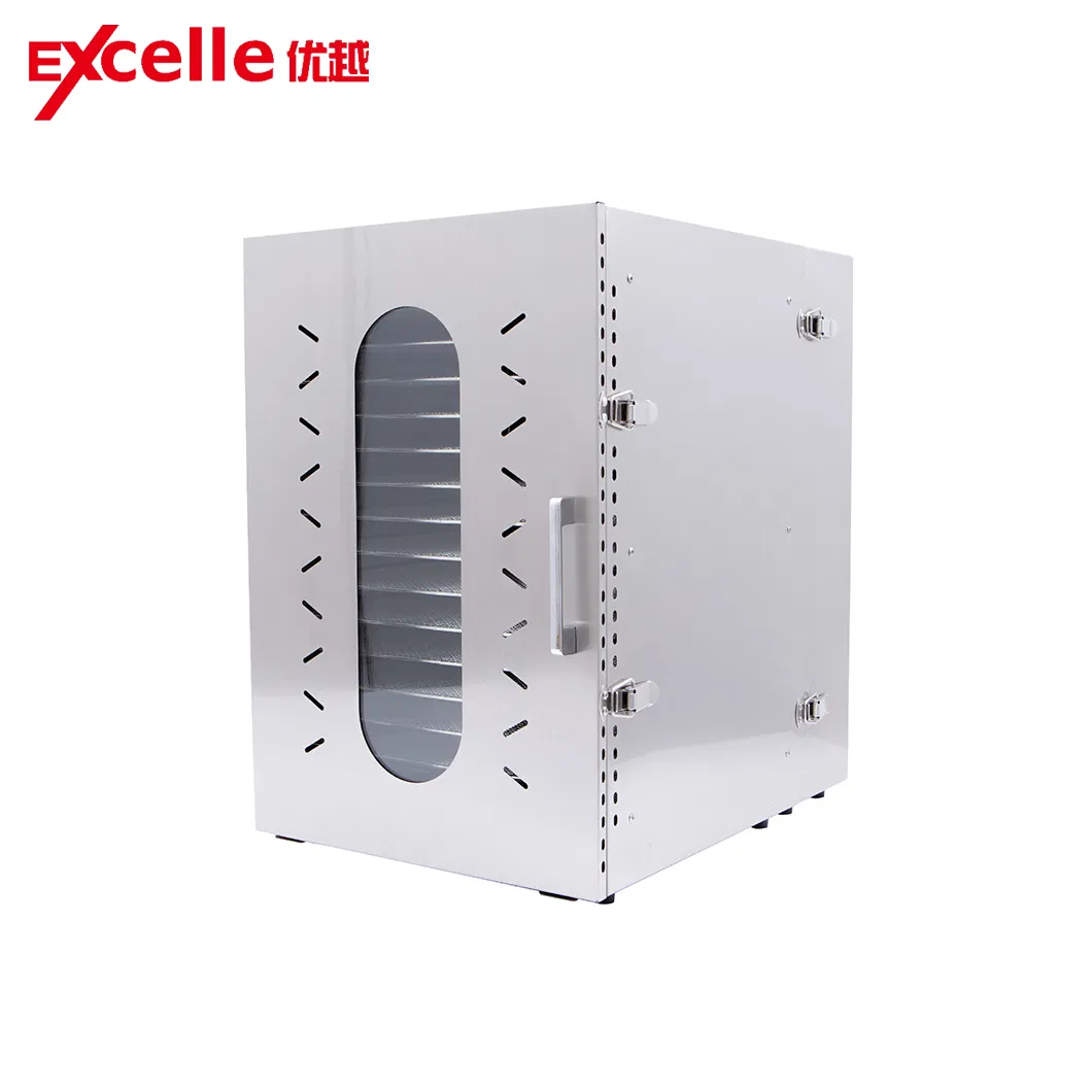Industrial Food Drying Machine Stainless Steel Fruit Dehydrator Machine with 16 Trays