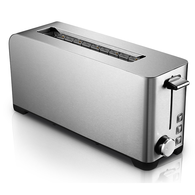 Tenfly 2 Slice Toaster Factory Custom Stainless Steel Single Slot Bread Toaster