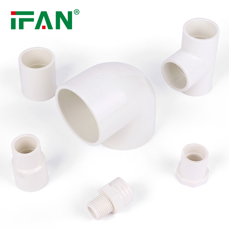 Ifan Sch40 Low Price 3/4"-6" White Pn16 Bushing UPVC Fitting