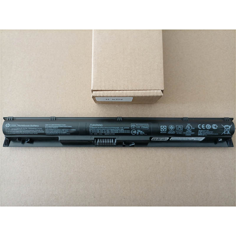 New K104 Ki04 14.6V 41wh 2670mAh Original Laptop Battery for HP Pavilion 14 15 17 Gaming Nb 15 Series