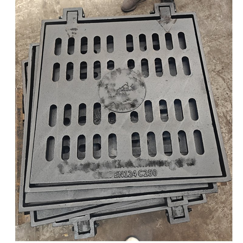 Ductile Iron Airport Rainwater Bolt Hinged Gully Grating with Frames