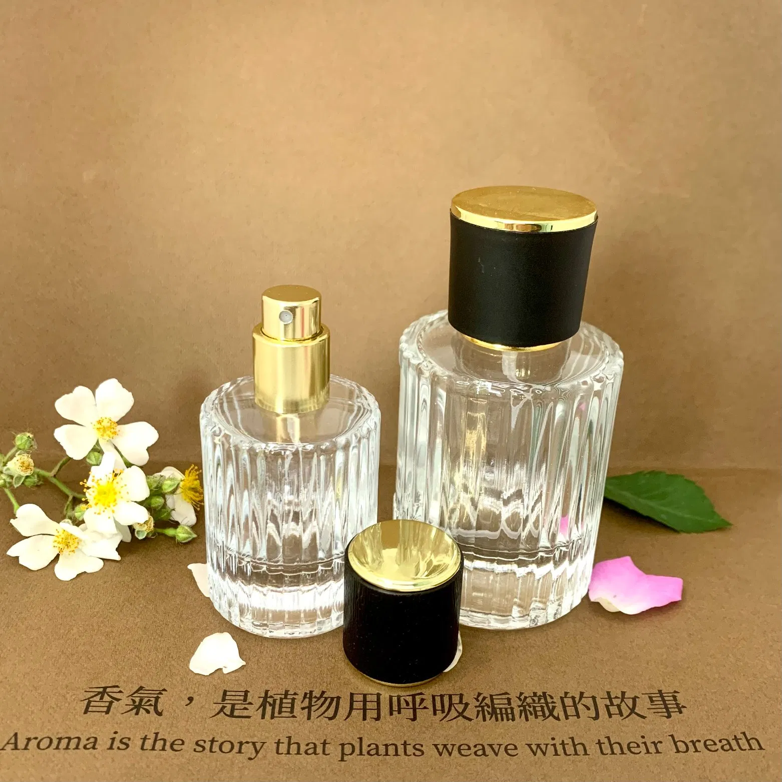 Wholesale 30ml/50m/100ml Empty Glass Spray Cosmetic Packaging Perfume Bottles