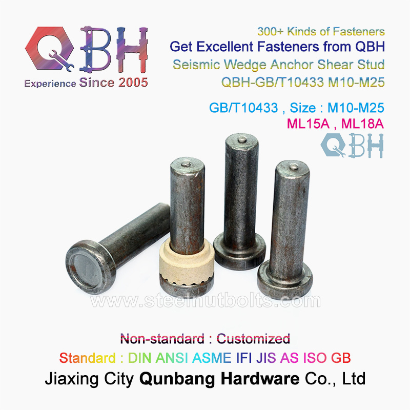 Qbh Steel Structure Structual Hardware Parts Shear Connector Weld Studs Building Material