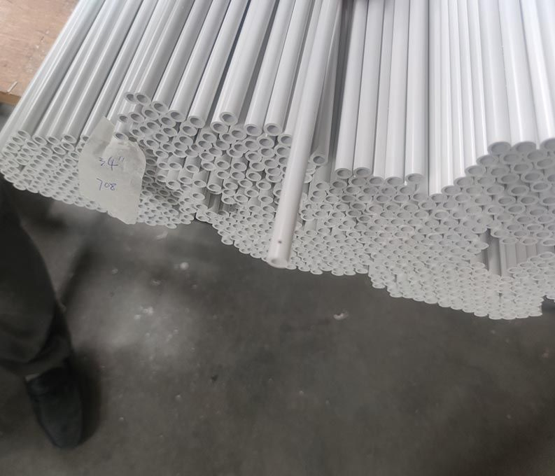 White Curtain Pull Rod Pulling Wand Curtain Poles