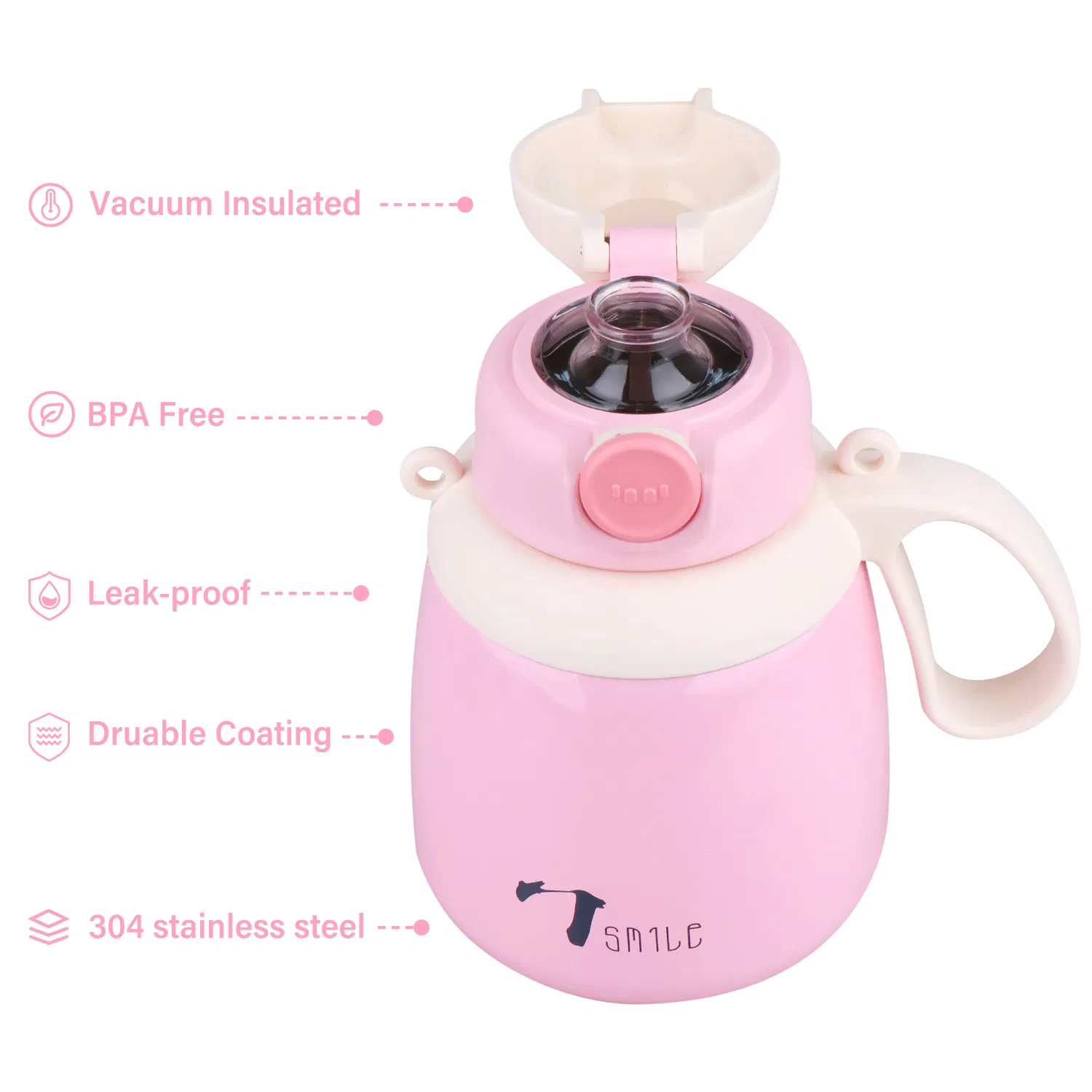 High Quality 316 Stainless Steel Vacuum Mug 600ml Thermal Cup for Children