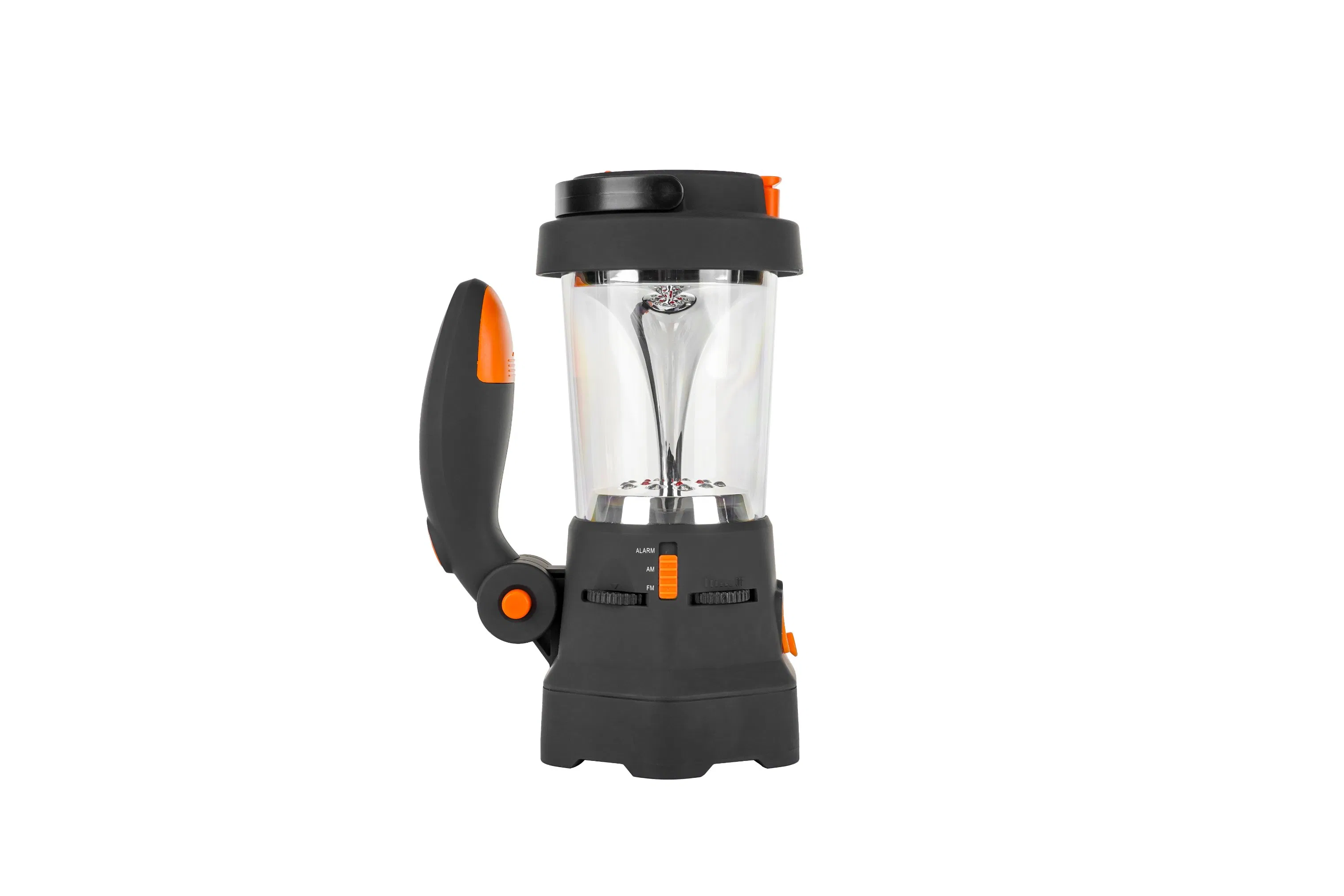 Портативная радиостанция с ручной зарядкой и фонариком