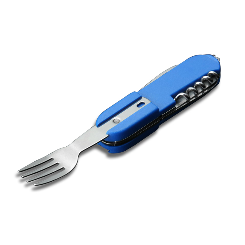 7-in-1 Camping Utensils Portable Fork Spoon Knife Picnics Cutlery for Hiking