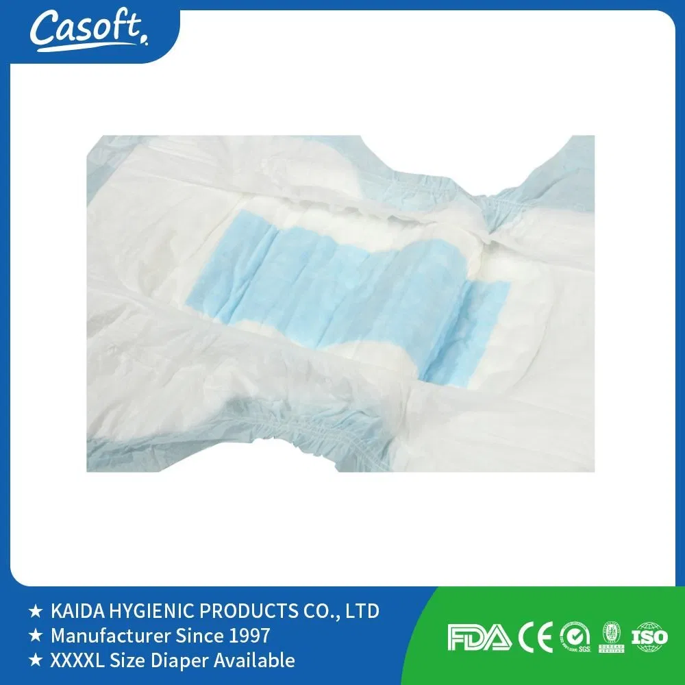 Free Samples Casoft Unisex Disposable Adult Diaper with Tabs Moderate Absorbency Incontinence Adult Diaper for Russia/USA/Australia/Brazil
