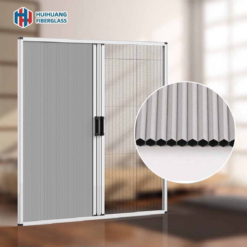 New Design Left and Right Double Opening Pleated Shades Vertical Cellular Window Blinds Blackout Honeycomb Blinds for Window