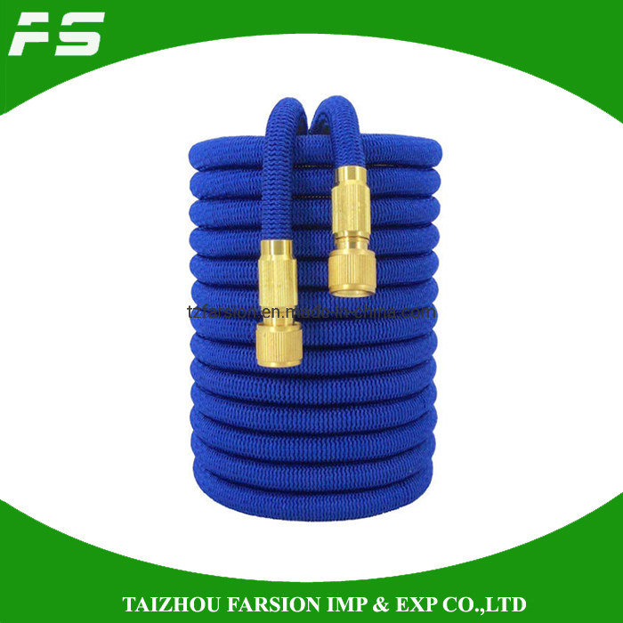 25-100FT Magic Flexible Expandable Garden Water Hose with Brass Connector & Spray Gun Nozzle Set for Car Washing