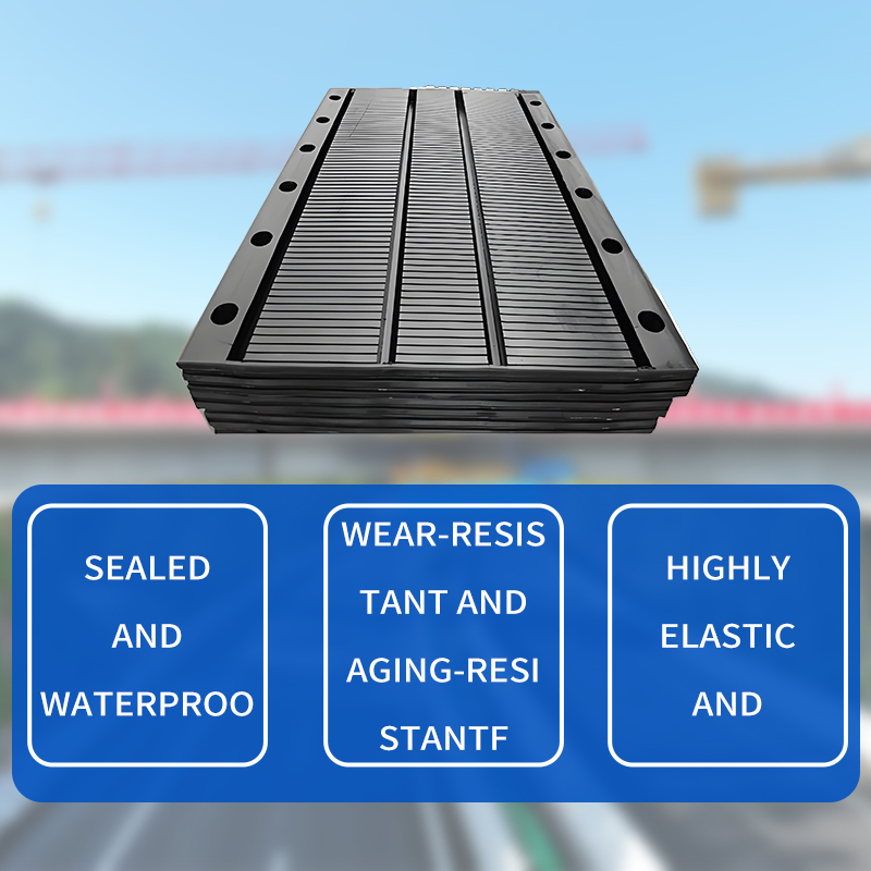 Highway Bridge Construction Reinforced Neoprene Rubber Bridge Expansion Joint