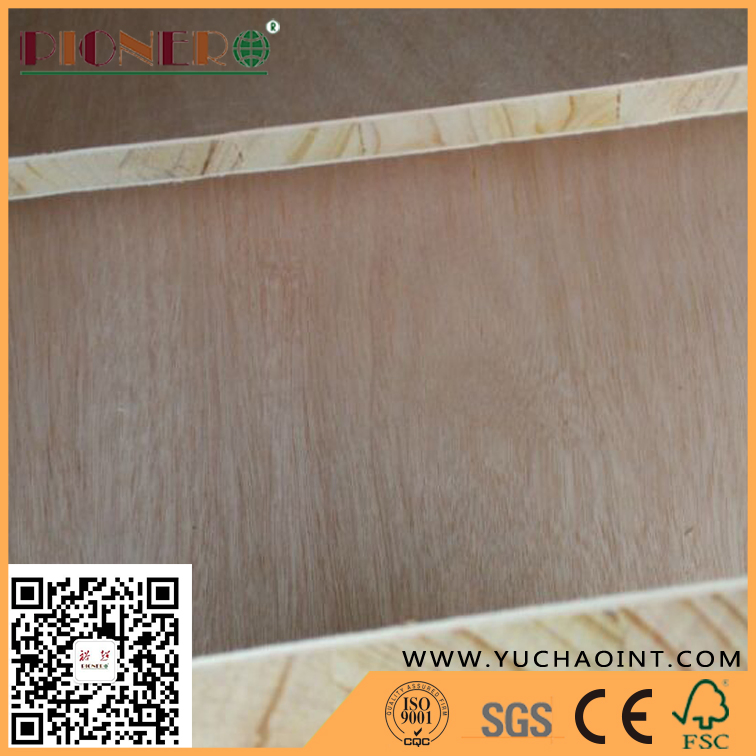 Engineered Veneer Faced Blockboard for Decoration
