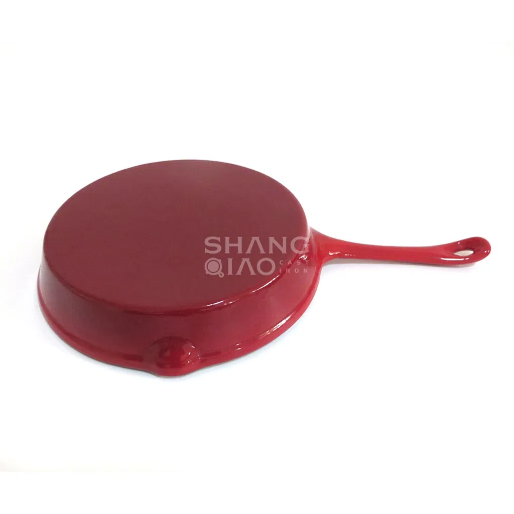 Custom Logo High Quality Cooking Enamel Kitchen Kitchen Cast Iron Skillet Fry Pans