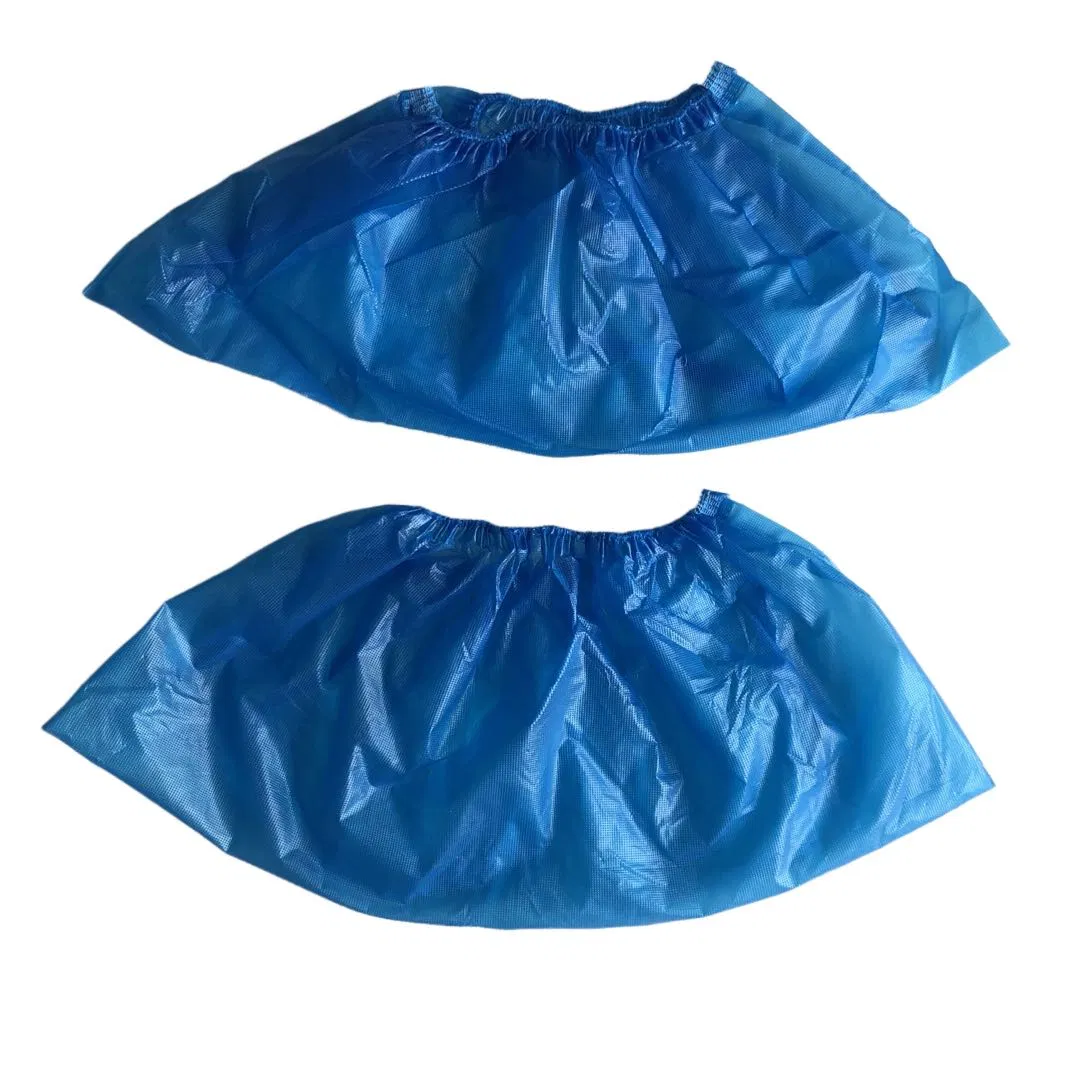 Blue Heavy Duty Hand Made CPE Shoe Cover