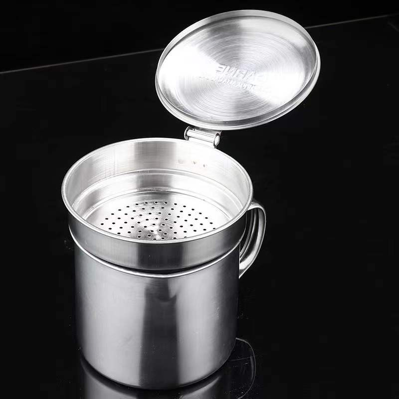 China Wholesale Kitchenware Stainless Steel Oil Filter Cup