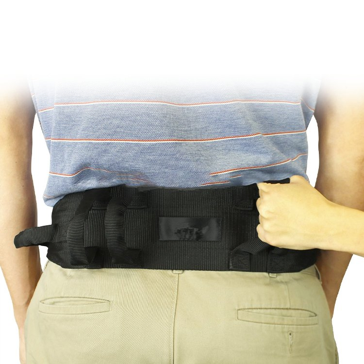 Waist Supporting Protector Lumbar Traction Belt for Elderly