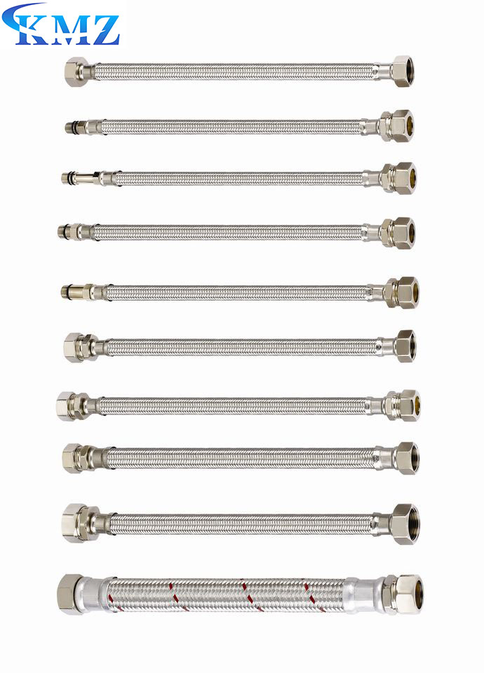 High Quality Low Price Top Sales in China Stainless Steel Braided Flexible Hose for Hot and Cold Water