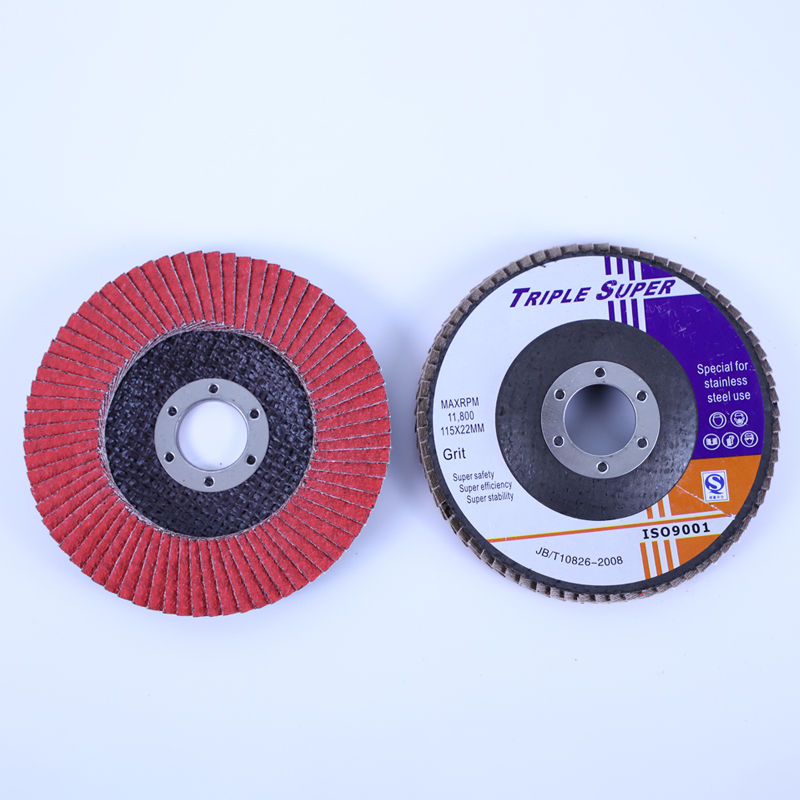 Лепестковый круг 115 мм для полировки нержавеющей стали