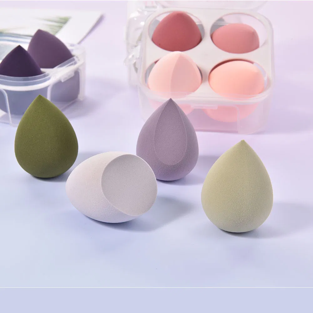 Non-Latex Muti-Colored Foundation Blending Beauty Makeup Sponges